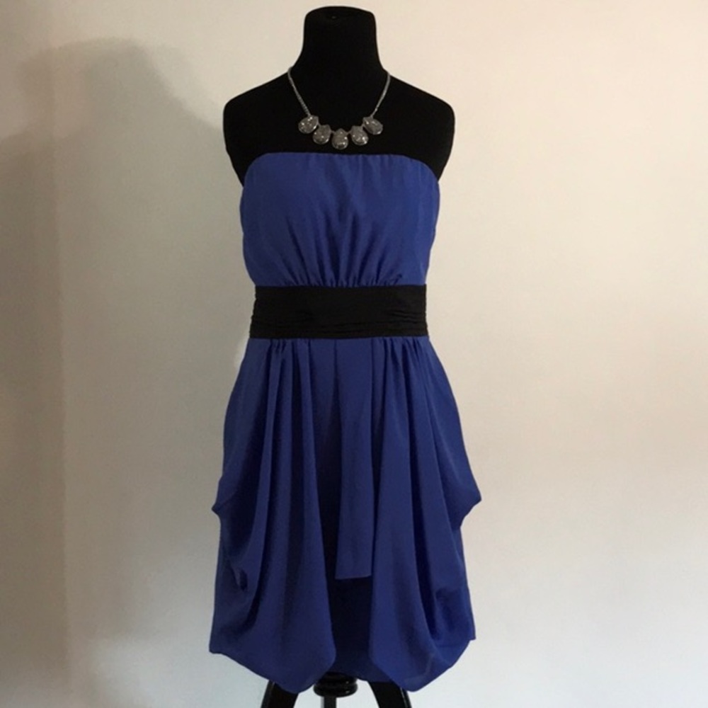 Outback Red mini skirt Blue Dress w/ empire waist